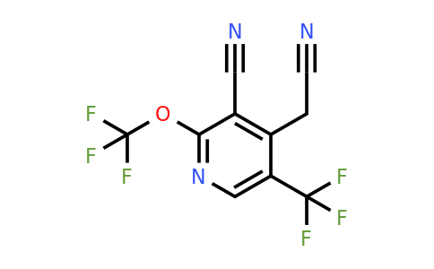 1806077-08-6 | 3-Cyano-2-(trifluoromethoxy)-5-(trifluoromethyl)pyridine-4-acetonitrile