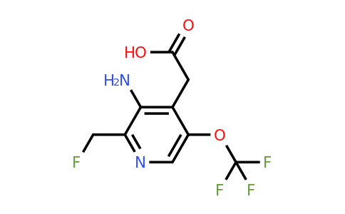 1806099-07-9 | 3-Amino-2-(fluoromethyl)-5-(trifluoromethoxy)pyridine-4-acetic acid