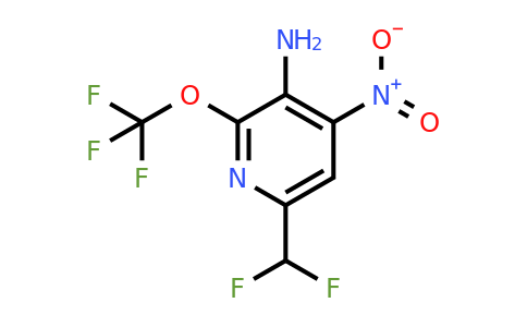 1806104-08-4 | 3-Amino-6-(difluoromethyl)-4-nitro-2-(trifluoromethoxy)pyridine