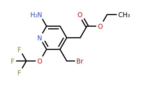 1806104-09-5 | Ethyl 6-amino-3-(bromomethyl)-2-(trifluoromethoxy)pyridine-4-acetate