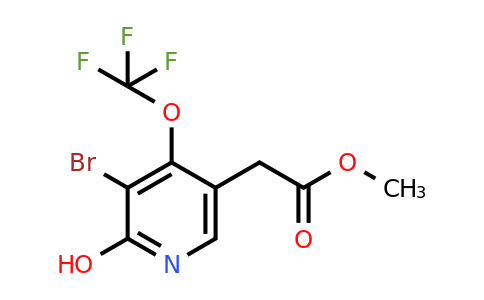 1806109-74-9 | Methyl 3-bromo-2-hydroxy-4-(trifluoromethoxy)pyridine-5-acetate