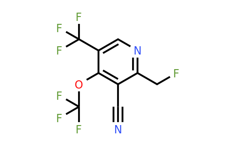1806111-48-7 | 3-Cyano-2-(fluoromethyl)-4-(trifluoromethoxy)-5-(trifluoromethyl)pyridine