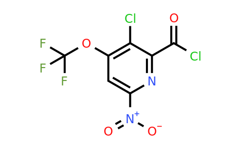 1806119-47-0 | 3-Chloro-6-nitro-4-(trifluoromethoxy)pyridine-2-carbonyl chloride