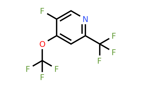 1806126-59-9 | 5-Fluoro-4-(trifluoromethoxy)-2-(trifluoromethyl)pyridine