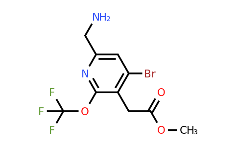 1806130-62-0 | Methyl 6-(aminomethyl)-4-bromo-2-(trifluoromethoxy)pyridine-3-acetate
