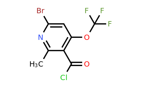 1806148-62-8 | 6-Bromo-2-methyl-4-(trifluoromethoxy)pyridine-3-carbonyl chloride