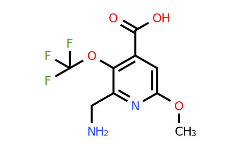 1806150-54-8 | 2-(Aminomethyl)-6-methoxy-3-(trifluoromethoxy)pyridine-4-carboxylic acid