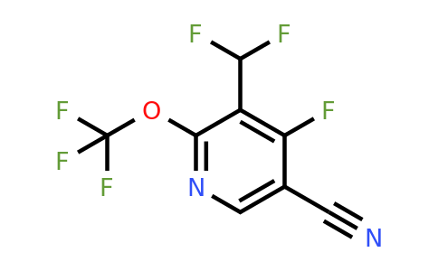1806159-92-1 | 5-Cyano-3-(difluoromethyl)-4-fluoro-2-(trifluoromethoxy)pyridine