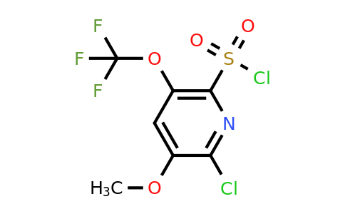 1806163-27-8 | 2-Chloro-3-methoxy-5-(trifluoromethoxy)pyridine-6-sulfonyl chloride