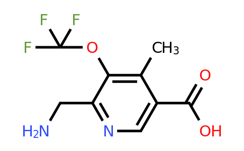 1806164-45-3 | 2-(Aminomethyl)-4-methyl-3-(trifluoromethoxy)pyridine-5-carboxylic acid