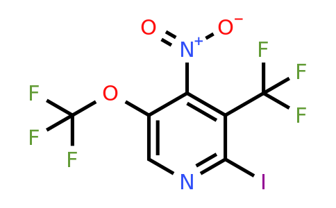 1806166-38-0 | 2-Iodo-4-nitro-5-(trifluoromethoxy)-3-(trifluoromethyl)pyridine
