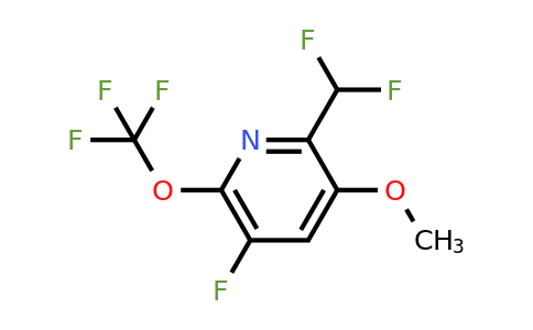 1806176-33-9 | 2-(Difluoromethyl)-5-fluoro-3-methoxy-6-(trifluoromethoxy)pyridine
