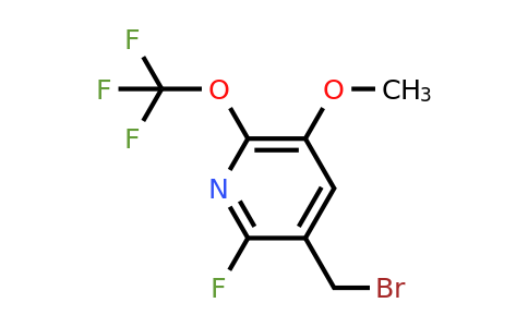 1806183-03-8 | 3-(Bromomethyl)-2-fluoro-5-methoxy-6-(trifluoromethoxy)pyridine