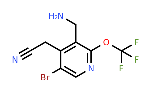 1806195-94-7 | 3-(Aminomethyl)-5-bromo-2-(trifluoromethoxy)pyridine-4-acetonitrile