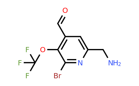 1806196-17-7 | 6-(Aminomethyl)-2-bromo-3-(trifluoromethoxy)pyridine-4-carboxaldehyde