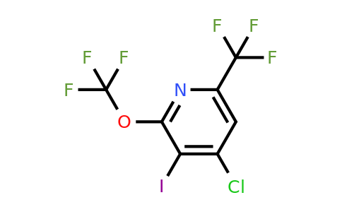 1806196-74-6 | 4-Chloro-3-iodo-2-(trifluoromethoxy)-6-(trifluoromethyl)pyridine