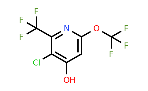 1806198-38-8 | 3-Chloro-4-hydroxy-6-(trifluoromethoxy)-2-(trifluoromethyl)pyridine