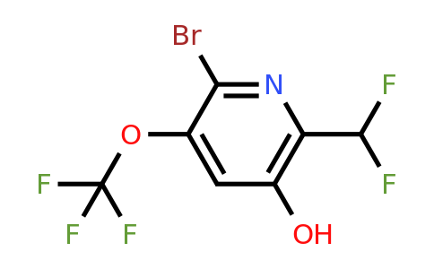 1806200-13-4 | 2-Bromo-6-(difluoromethyl)-5-hydroxy-3-(trifluoromethoxy)pyridine