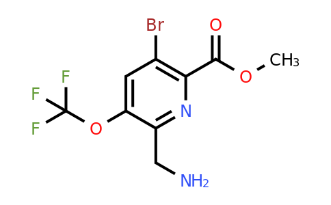 1806204-13-6 | Methyl 2-(aminomethyl)-5-bromo-3-(trifluoromethoxy)pyridine-6-carboxylate