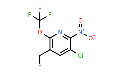 1806218-45-0 | 3-Chloro-5-(fluoromethyl)-2-nitro-6-(trifluoromethoxy)pyridine