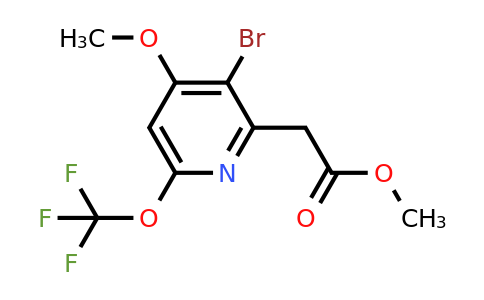 1806225-14-8 | Methyl 3-bromo-4-methoxy-6-(trifluoromethoxy)pyridine-2-acetate
