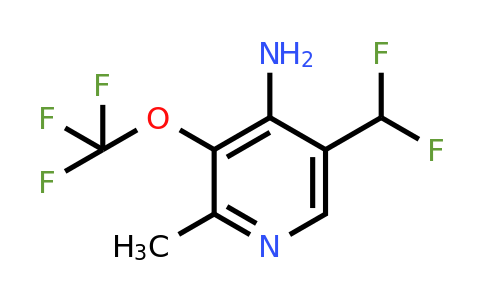 1806228-21-6 | 4-Amino-5-(difluorometil)-2-metil-3-(trifluorometoxi)piridina