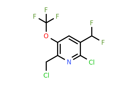 1806228-83-0 | 2-Chloro-6-(chloromethyl)-3-(difluoromethyl)-5-(trifluoromethoxy)pyridine