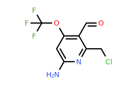1806235-11-9 | 6-Amino-2-(chloromethyl)-4-(trifluoromethoxy)pyridine-3-carboxaldehyde