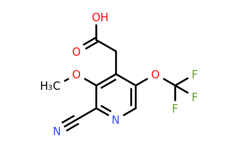 1806246-42-3 | 2-Cyano-3-methoxy-5-(trifluoromethoxy)pyridine-4-acetic acid