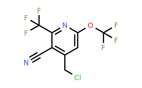1806248-19-0 | 4-(Chloromethyl)-3-cyano-6-(trifluoromethoxy)-2-(trifluoromethyl)pyridine