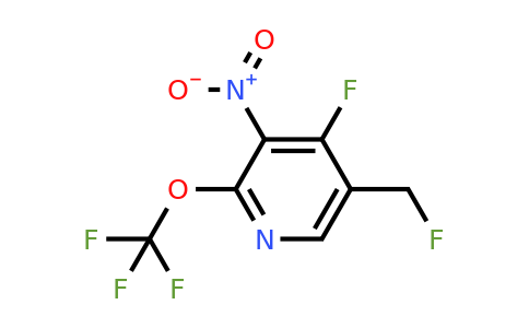 1806255-63-9 | 4-Fluoro-5-(fluoromethyl)-3-nitro-2-(trifluoromethoxy)pyridine
