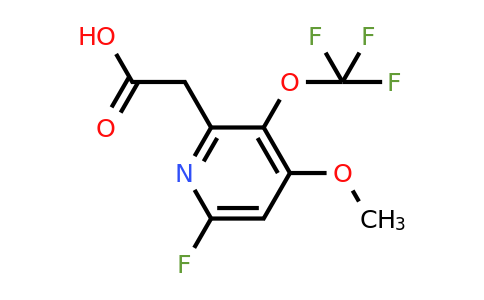 1806255-68-4 | Ácido 6-fluoro-4-metoxi-3-(trifluorometoxi)piridina-2-acético