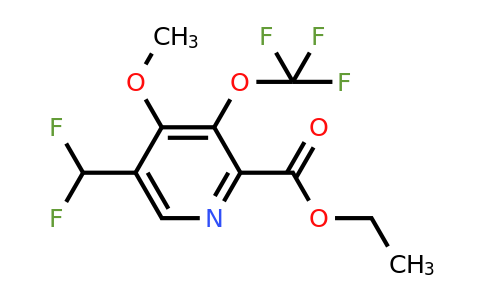 1806256-20-1 | Ethyl 5-(difluoromethyl)-4-methoxy-3-(trifluoromethoxy)pyridine-2-carboxylate