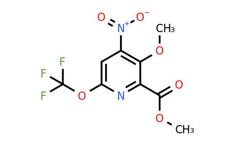 1806259-95-9 | Methyl 3-methoxy-4-nitro-6-(trifluoromethoxy)pyridine-2-carboxylate
