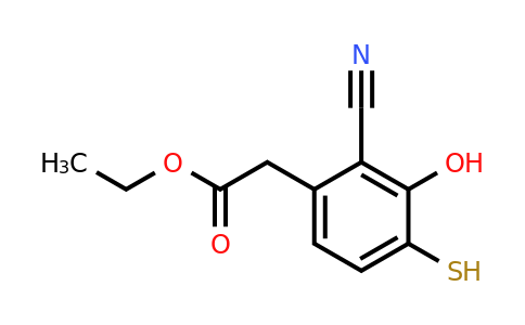 1806275-44-4 | Ethyl 2-cyano-3-hydroxy-4-mercaptophenylacetate