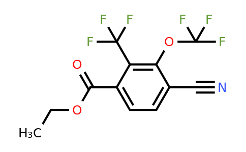 1806278-16-9 | Ethyl 4-cyano-3-trifluoromethoxy-2-(trifluoromethyl)benzoate