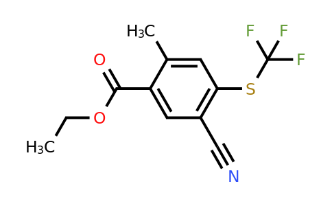 1806298-04-3 | Ethyl 5-cyano-2-methyl-4-(trifluoromethylthio)benzoate