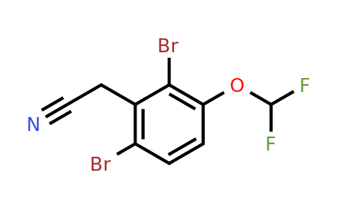 1806305-07-6 | 2,6-Dibromo-3-(difluoromethoxy)phenylacetonitrile
