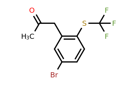 1806336-71-9 | 1-(5-Bromo-2-(trifluoromethylthio)phenyl)propan-2-one
