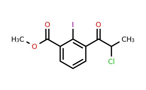 1806370-77-3 | Methyl 3-(2-chloropropanoyl)-2-iodobenzoate