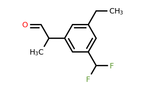 1806376-95-3 | 3-(Difluoromethyl)-5-ethylphenylpropanal