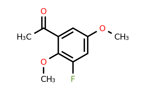 1806390-59-9 | 2',5'-Dimethoxy-3'-fluoroacetophenone 1806390-59-9 | 2',5'-Dimethoxy-3'-fluoroacetophenone