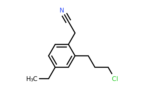 1806401-96-6 | 2-(3-Chloropropyl)-4-ethylphenylacetonitrile