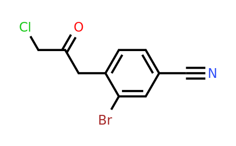 1806407-63-5 | 1-(2-Bromo-4-cyanophenyl)-3-chloropropan-2-one