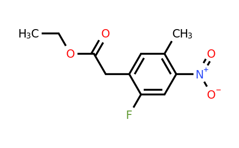 1806428-33-0 | Ethyl 2-fluoro-5-methyl-4-nitrophenylacetate