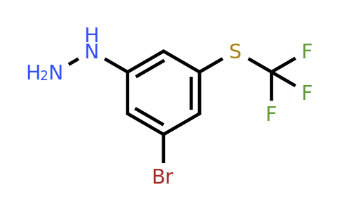 1806438-24-3 | 1-(3-Bromo-5-(trifluoromethylthio)phenyl)hydrazine