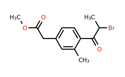 1806458-03-6 | Methyl 4-(2-bromopropanoyl)-3-methylphenylacetate