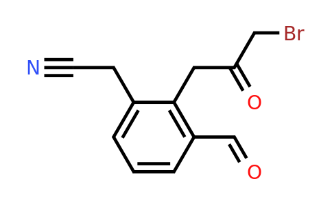 1806482-77-8 | 2-(3-Bromo-2-oxopropyl)-3-formylphenylacetonitrile