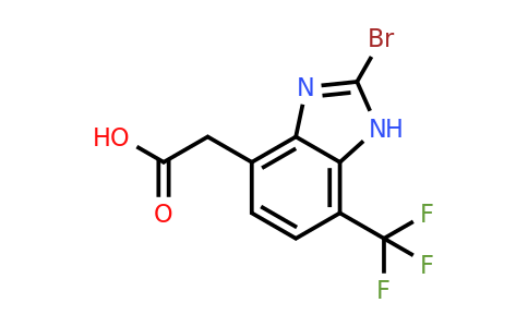 1806489-38-2 | Ácido 2-bromo-7-trifluorometil-1H-benzimidazol-4-acético