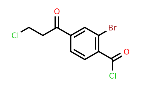 1806514-61-3 | 2-Bromo-4-(3-chloropropanoyl)benzoyl chloride